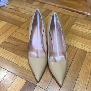 Kate Spade Nude Patent Leather Pumps